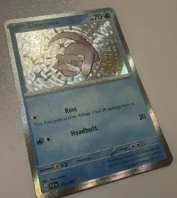 Slowpoke #116/091 Pokemon S&V: Paldean Fates Shiny Holo NM Free Shipping - Image 2