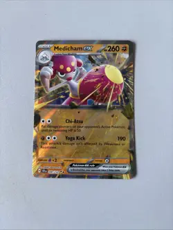 Pokemon Medicham EX 80/142 S&V Stellar Crown Double Rare - Image 1