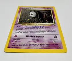 Pokemon Unown A TCG Neo Discovery 14/75 Holo 1st Edition Rare Card LP - Image 4
