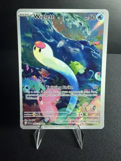 Wiglett Scarlet and Violet Base Set Pokemon TCG Card 206/198 NM Condition - Image 3