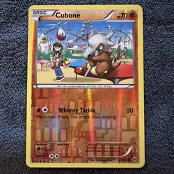 Cubone 77/162 Reverse Holofoil XY BREAKthrough Pokemon TCG Card Common NM - Image 1