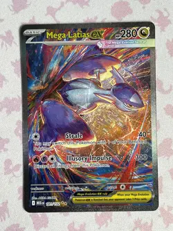 Pokemon TCG Mega Latias EX SIR 181/132 Mega Evolution NM - Image 1