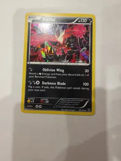 Yveltal 65/114 Pokemon TCG XY Steam Siege Holo Rare NM - Image 1