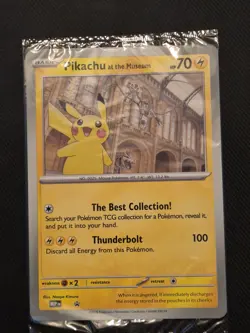 Pokemon TCG Promo Oversized Card - Pikachu at the Museum (Sealed) - UK - Image 1