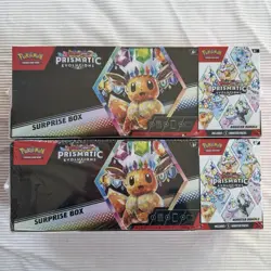 Sam’s Club Pokemon TCG Prismatic Evolutions Surprise Box & Booster Bundle 2-Pack - Image 1