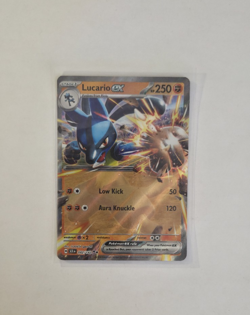2024 Scarlet & Violet Series - Stellar Crown Lucario ex #82 Double Rare NM/Mint - Image 1