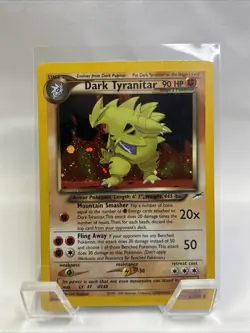 Pokemon Dark Tyranitar Neo Destiny 11/105 Rare English Vintage Card 1995-2000 - Image 1