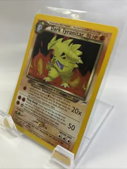 Pokemon Dark Tyranitar Neo Destiny 11/105 Rare English Vintage Card 1995-2000 - Image 3