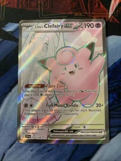 Pokemon Journey Together Lillies Clefairy EX Card 173/159 Mint Condition - Image 1