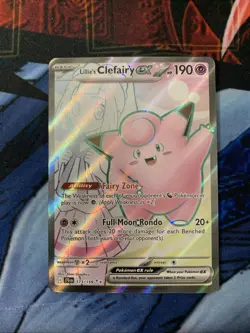 Pokemon Journey Together Lillies Clefairy EX Card 173/159 Mint Condition - Image 2