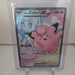 Lillie's Clefairy ex Pokemon Journey Together 173/159 Full Art Ultra Rare NM - Image 3