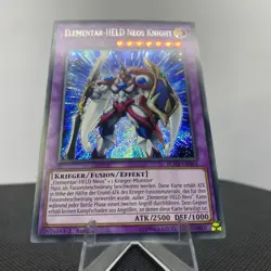 Yugioh Elementar-HELD Neos Knight BLHR-DE064 Secret Rare Near Mint - Image 5