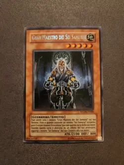 YuGiOh! *ITALIAN* Grandmaster Of The Six Samurai STON-IT000/STON-EN000 Secret LP - Image 1