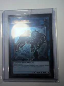 1x Yu-Gi-Oh! TCG Link Spider UTR OP07-EN002 Ultimate Rare NM Condition - Image 1