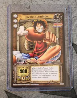One Piece CCG The Quest Begins Pirate’s Ambition Luffy PR001 Shonen Jump Promo - Image 1