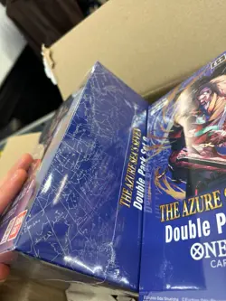 One Piece [OP-14 EB-04] The Azure Sea's Seven DoublePack Set 9 Display Englishx2 - Image 3