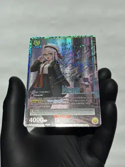 Neon 006 SR** Signed GODDESS OF VICTORY NIKKE Union Arena English - (2 Star Alt) - Image 3