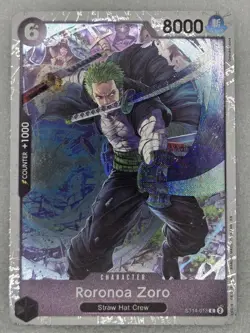 Roronoa Zoro - ST14-013 - Common - One Piece Card Game Near Mint Pack Fresh! - Image 1
