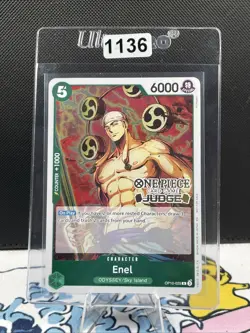 Enel Judge Pack Vol. 6 One Piece Foil Stamped Promo Card OP10-025 (1136) - Image 1