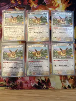 Eevee - (Pokemon Day 2025) (Reverse Cosmos Holo) 074/131 - 6 Cards - Image 1