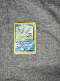 Articuno 17/62 Pokemon Fossil Regular Rare Card - HP RAW Flaws And Blemishes - Image 1