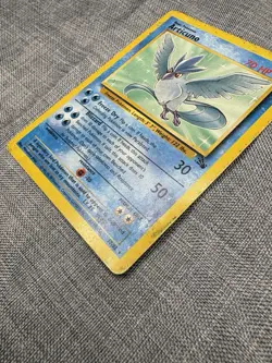 Articuno 17/62 Pokemon Fossil Regular Rare Card - HP RAW Flaws And Blemishes - Image 2