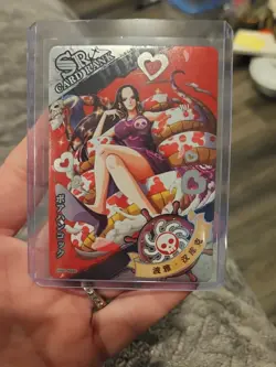 One Piece Treasure Chest Set Anime Card Foil Holo SR Boa Hancock - Image 1