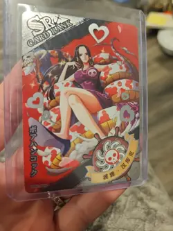 One Piece Treasure Chest Set Anime Card Foil Holo SR Boa Hancock - Image 2