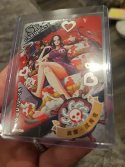 One Piece Treasure Chest Set Anime Card Foil Holo SR Boa Hancock - Image 3