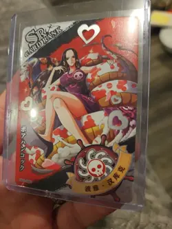One Piece Treasure Chest Set Anime Card Foil Holo SR Boa Hancock - Image 4