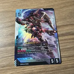 Justice Gundam Foil - GD01-066 NM - Gundam TCG Card Game - Image 1