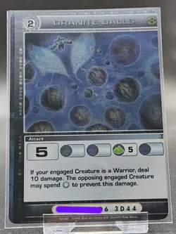 Chaotic Card : Rare Misprint Granite Balls ZOTH First Edition - Image 1