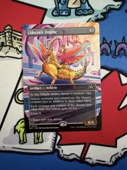 Lifecraft Engine x1 Mtg Borderless Revved Up Aetherdrift - Image 1