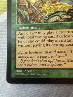 Aluren - Tempest - Magic the Gathering - Vintage 1997 WOTC!! - Image 4