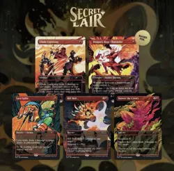 MTG Secret Lair - Everything is On Fire - Raised Foil Edition - Image 1