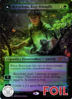 MTG Recyclops, Eco-friendly (2169) | NM Foil | Secret Lair The Office {SLD} - Image 1