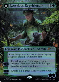 MTG Recyclops, Eco-friendly (2169) | NM Foil | Secret Lair The Office {SLD} - Image 2