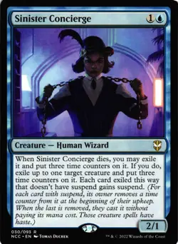 MTG TCG - Sinister Concierge 30 NCC - NM Free Shipping $5+ - Image 1