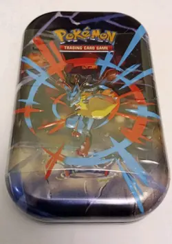 Pokemon TCG Mega Evolutions Heroes Mini Tin - Lucario - Factory Sealed - Image 1