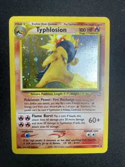 Typhlosion 17/111 Neo Genesis LP Pokemon Tcg - Image 1