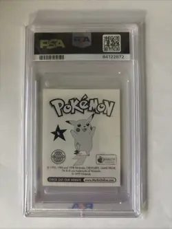 1999 Merlin Pokemon Charizard #6 NM PSA 7 - Image 2