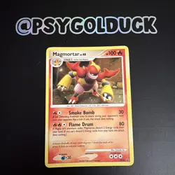 2008 Pokemon Diamond and Pearl Black Star Promo Holo Magmortar Lv. 48 DP20 - Image 1
