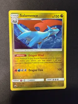 Salamence 106/168 Celestial Storm Holo Cosmos Holo Rare Pokemon TCG - Image 1