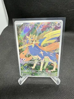 2025 Pokemon Phantasmal Flames Zacian Illustration Rare #100/094 - Image 1