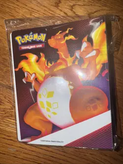Pikachu Charizard Pokemon TCG Mini Portfolio Binder 30 Pages 2020 - Image 1