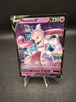 STAMPED Mewtwo SWSH223 Black Star PROMO Pokemon GO TCG - Image 1