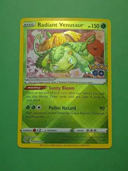 Pokemon GO Sword & Shield Radiant Venusaur 004/078 - Image 3
