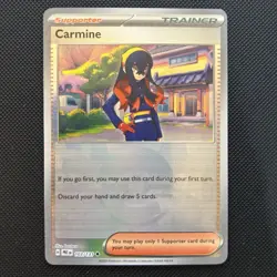Pokemon TCG: Carmine 103/131 - Poke Ball Reverse Holo - Prismatic Evolutions, NM - Image 2