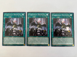 3x Forbidden Droplet (Playset) - MP22-EN254 - Secret Rare 1st Edition NM - Image 1
