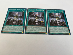 3x Forbidden Droplet (Playset) - MP22-EN254 - Secret Rare 1st Edition NM - Image 2